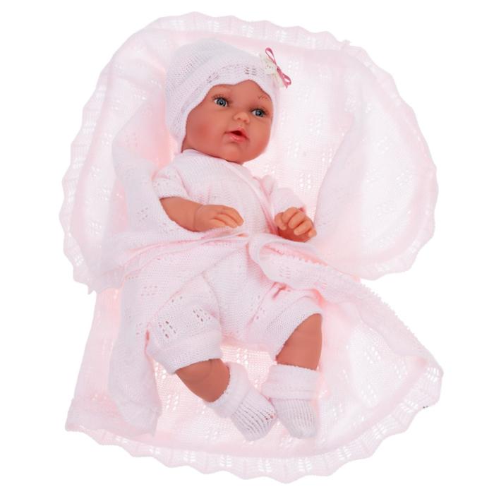 Кукла «Лючия», в светло-розовом, мягконабивная, гибкая, 29 см