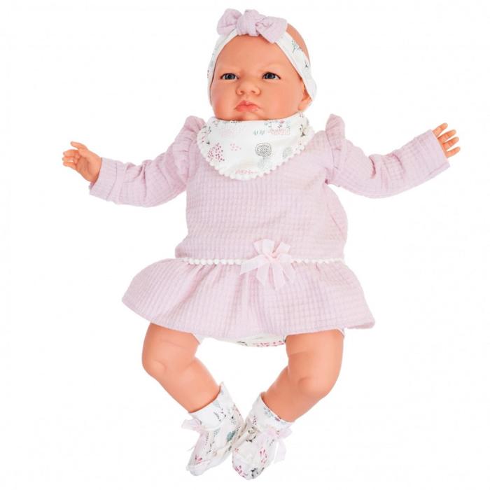 Кукла «Анна», в розовом, озвученная (детский лепет), 52 см