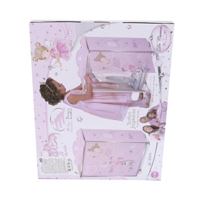 фото Гардеробный шкаф для куклы серии мария, 54 см decuevas