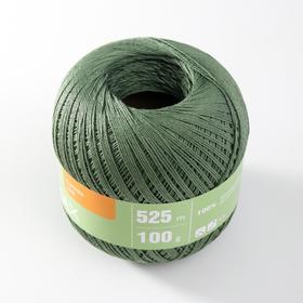 

Пряжа IRIS max (ИРИС макс) хлопок мерсеризованный 100% 525м/100гр цв.олива (235)