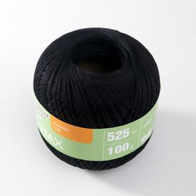 

Пряжа IRIS max (ИРИС макс) хлопок мерсеризованный 100% 525м/100гр цв.черный (1)