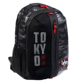

Рюкзак молодежный с эргономичной спинкой, deVENTE 44 х 31 х 20 см, TOKYO, чёрный/серый