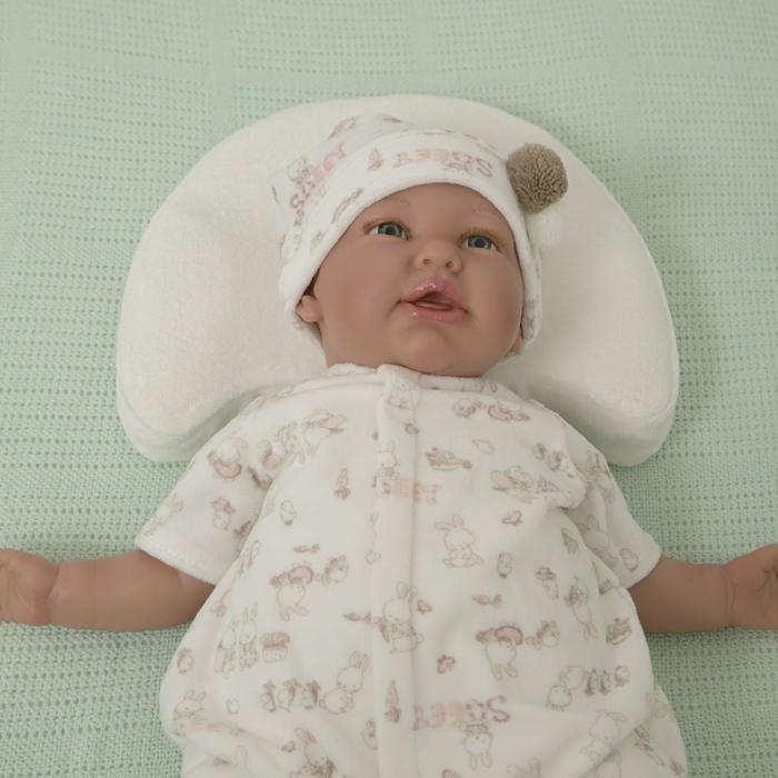 фото Подушка memory foam «мишка», цвет молочный baby nice