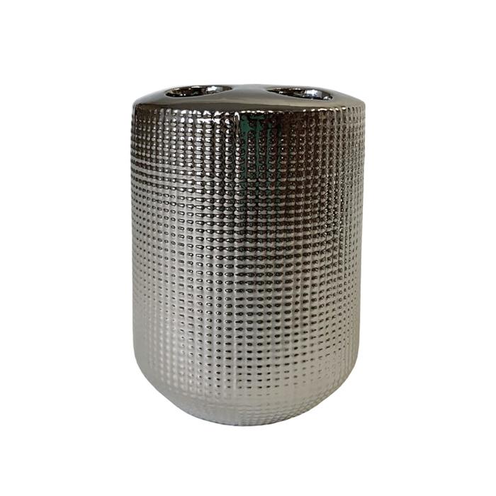 

Стаканчик для зубных щёток «Сильвер», керамика