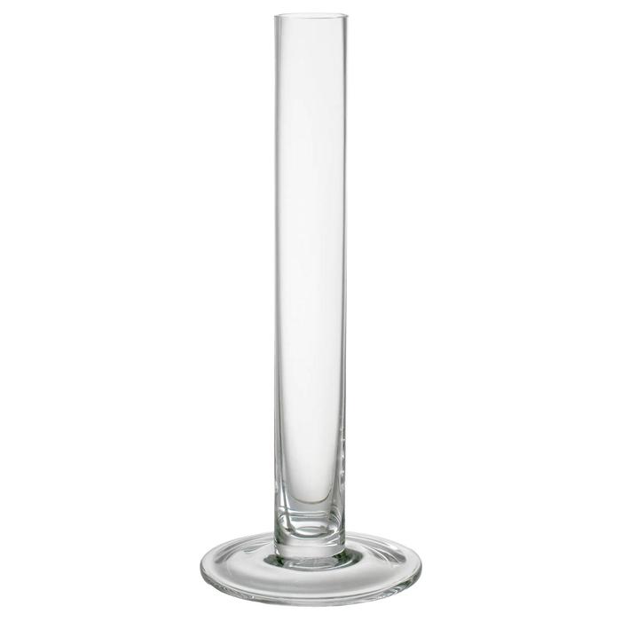Ваза ТАЙТ, прозрачное стекло, 23 см