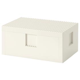 LEGO® контейнер с крышкой БЮГГЛЕК, 26 x 18 x 12 см, цвет белый Ош