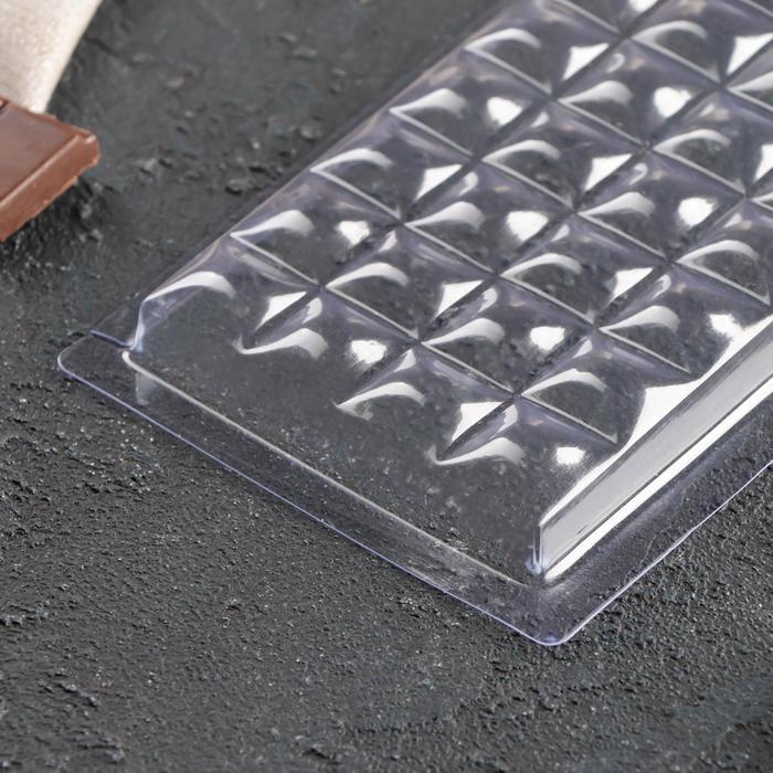 Форма для шоколада «Цилиндры», 18×8 см, цвет прозрачный