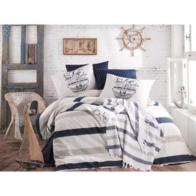 

КПБ Istanbul Home Marine Pike, евро, размер 240х260 см, 200х220 см, 50х70 см - 2 шт