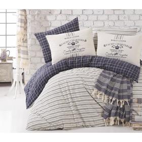 

КПБ Istanbul Home Marine Pike, евро, размер 240х260 см, 200х220 см, 50х70 см - 2 шт