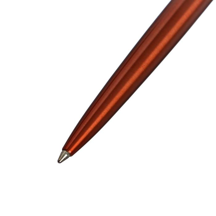 Ручка шариковая Parker Jotter Core K63 Chelsea Orange CT М 1.0 мм, корпус из нержавеющей стали, синие чернила (1953189)