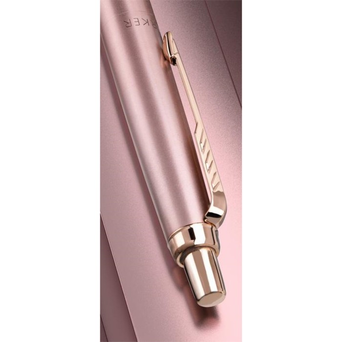 фото Ручка шариковая parker jotter monochrome xl se20 pink gold pgt м 1.0 мм, корпус из нержавеющей стали, синие чернила