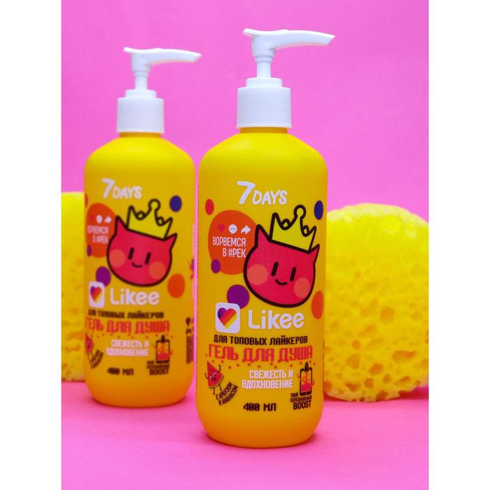 

Гель для душа 7DAYS LIKEE с арбузом и ананасом, 400 мл