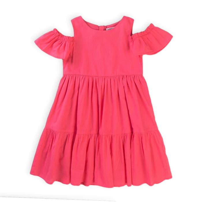 Платье для девочки, размер 3-4 года, цвет вишневый