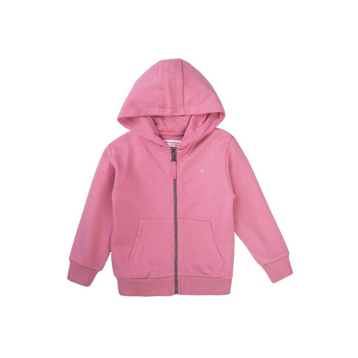Свитер-байка для девочки, размер 5-6 лет, цвет розовый