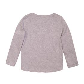 

Футболка для девочки, размер 5-6 лет, цвет серый