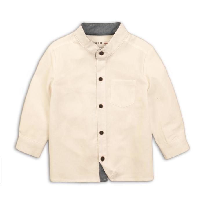 Рубашка для мальчика, размер 12-18 месяцев, цвет белый