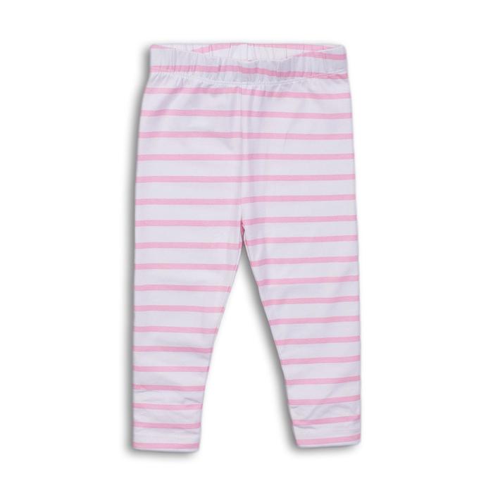 фото Брюки для девочки, размер 18-24 месяцев, цвет розовый-белый minoti