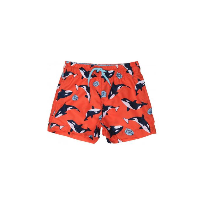 Плавательные шорты для мальчика, размер 9-12 месяцев, цвет красный