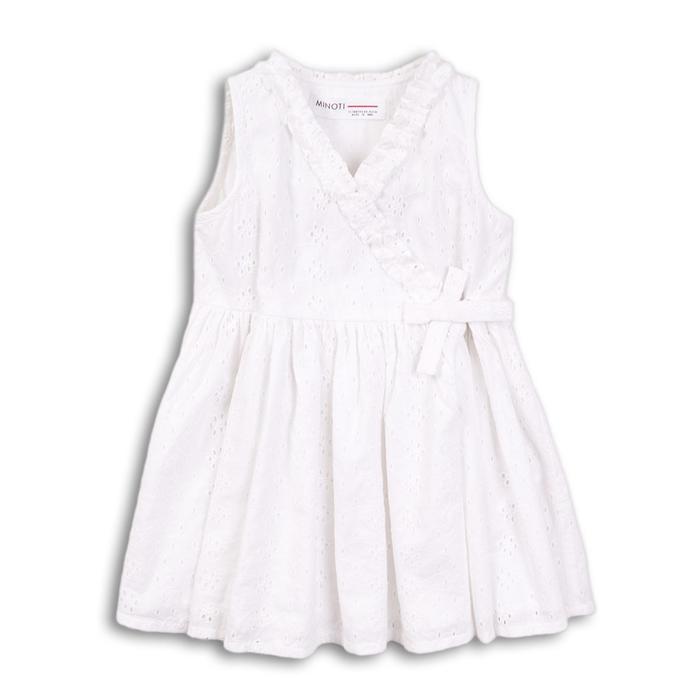 фото Платье для девочки, размер 7-8 лет, цвет белый minoti