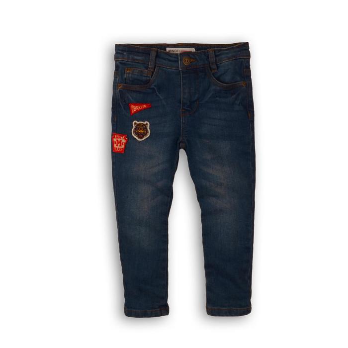 фото Джинсы для мальчика, размер 4-5 года, цвет джинсовый minoti