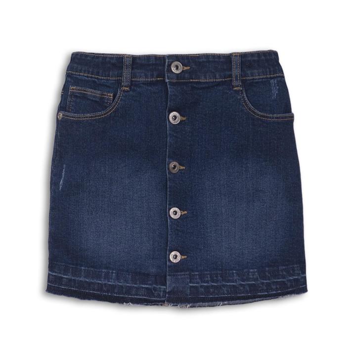 фото Джинсовая юбка для девочки, размер 4-5 года, цвет джинсовый minoti