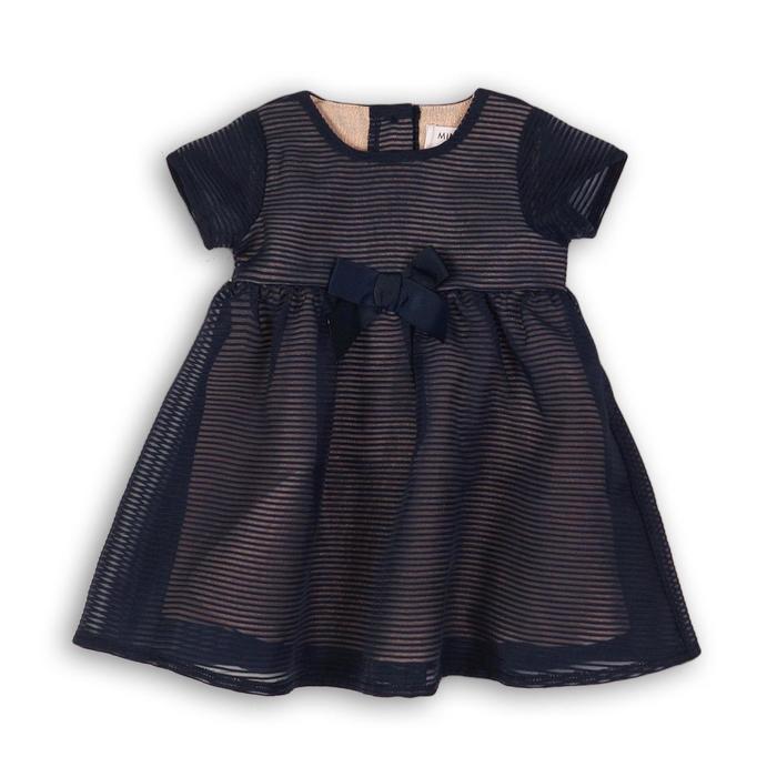 фото Платье для девочки, размер 12-18 месяцев, цвет синий minoti