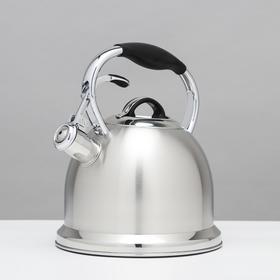 

Чайник со свистком New silver, 3 л, индукция