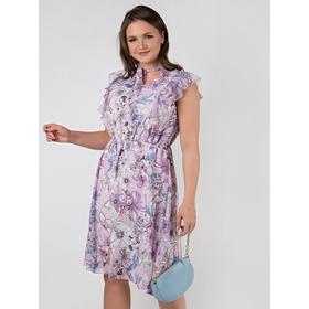 

Платье женское, размер 42, цвет хаки, синий, оранжевый