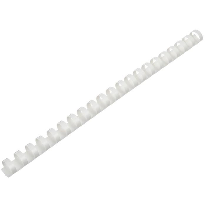Пружины пластик D=19 мм , белые, 100 штук.