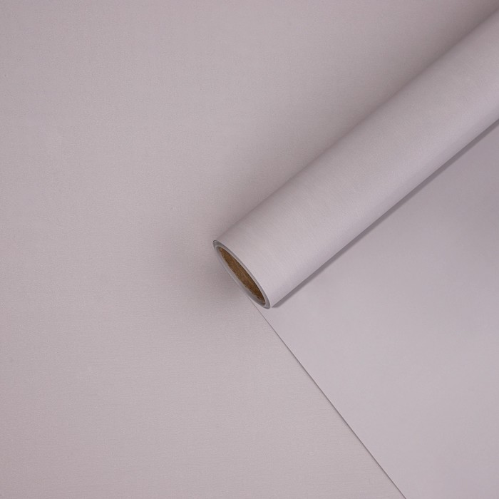 Плёнка для цветов упаковочная матовая «Серый», 0.5 x 8 м, 55 мкм