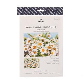 

Алмазная мозаика «Ромашки» 29.5x20.5 см, 24 цвета