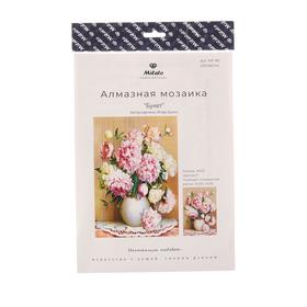 

Алмазная мозаика «Букет» 29.5x20.5 см, 27 цветов