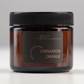 Свеча ароматическая в банке Stella Fragrance "CINNAMON ORANGE", 50 гр.