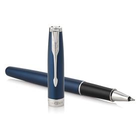 

Ручка-роллер Parker Sonnet Core T539 Lacquer Blue CT F 0.5 мм, корпус из нержавеющей стали, чёрные чернила