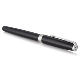 

Ручка перьевая Parker Sonnet Core F530 Lacquer Black СT F 0.5 мм, корпус из нержавеющей стали, чёрные чернила