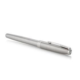 

Ручка перьевая Parker Sonnet Core F526 Stainless Steel CT F, корпус из нержавеющей стали, чёрные чернила