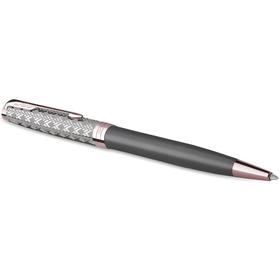 

Ручка шариковая Parker Sonnet Premium K537 Metal Grey PGT М 1.0 мм, корпус из латуни, чёрные чернила