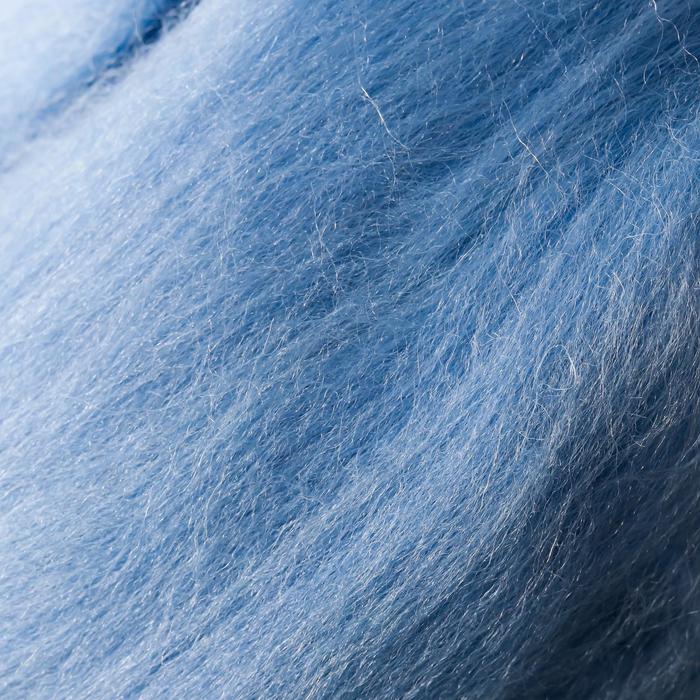 

Волокно для валяния Валяшка LG_Wool шерсть 100% 100гр 27 мкм. 75 мм. цв.голубой (3)