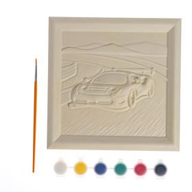 

3D Art. Панно-раскраска «Гоночный автомобиль»