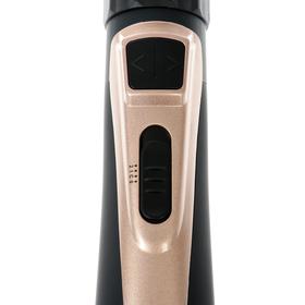 

Фен-щётка BRAYER 3100BR, 1000 Вт, 2 скорости, 3 температурных режима, 3 насадки, чёрн-золот.