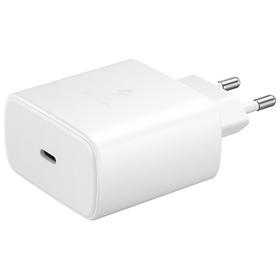 

Сетевое зарядное устройство Samsung EP-TA845XWEGRU, USB Type-C, 3 А, кабель Type-C, белое