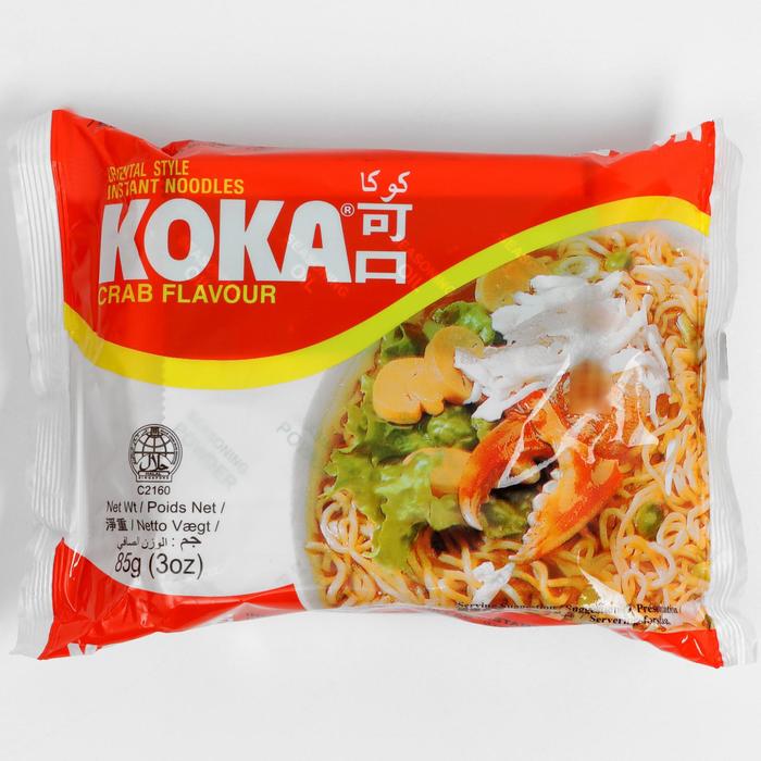 

Сингапурская лапша КОКА Original со вкусом краба, 85 г