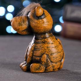 

Фигура "Тигра" рыжая, 7х11х7см