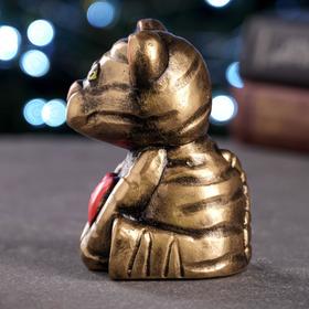 

Фигура "Тигренок с сердцем" золото, 7,5х7,5х10,5см