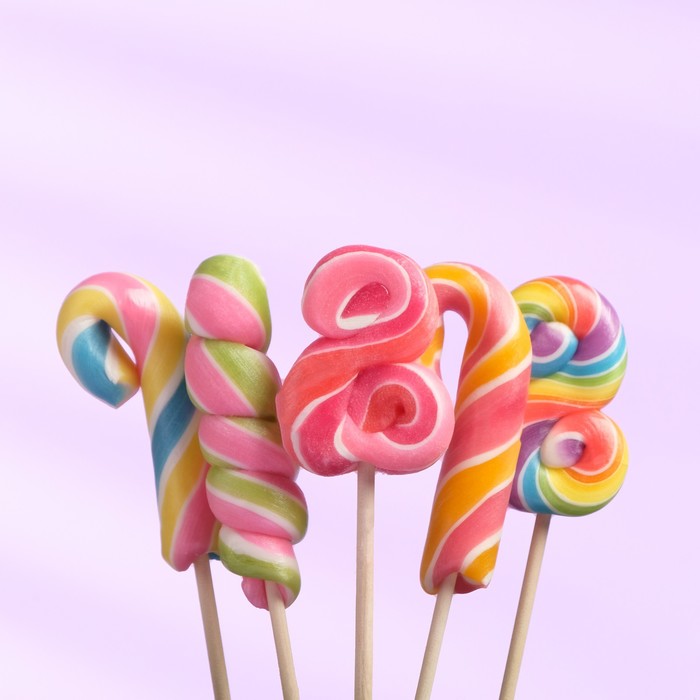 

Карамель на палочке «Цветная» микс, 15 г