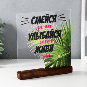

Сувенир настольный "Смейся..." 20х21х3 см