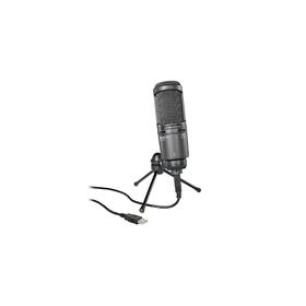 Микрофон AUDIO-TECHNICA AT2020, 20–20000 Гц, USB, 3 м, черный Ош