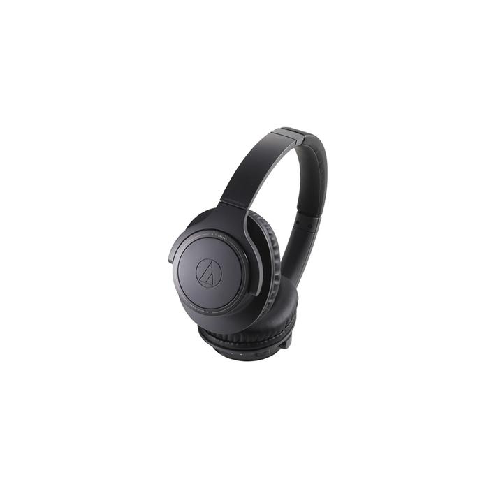 Наушники AUDIO-TECHNICA ATH-SR30BTBK, полноразмерные, беспроводные, микрофон,ВТ 5.0, черный 707244