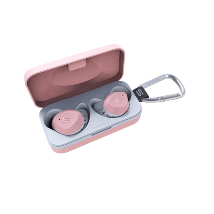 

Наушники SOUL S-FIT, TWS, вакуумные, микрофон, ВТ 5.0, IP67, розовые