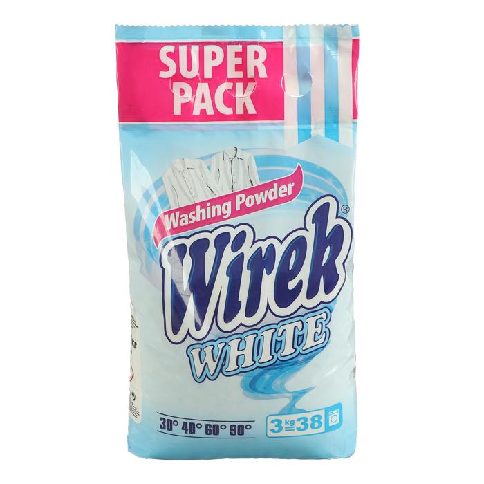 Стиральный порошок Wirek White, универсальный, 3 кг
